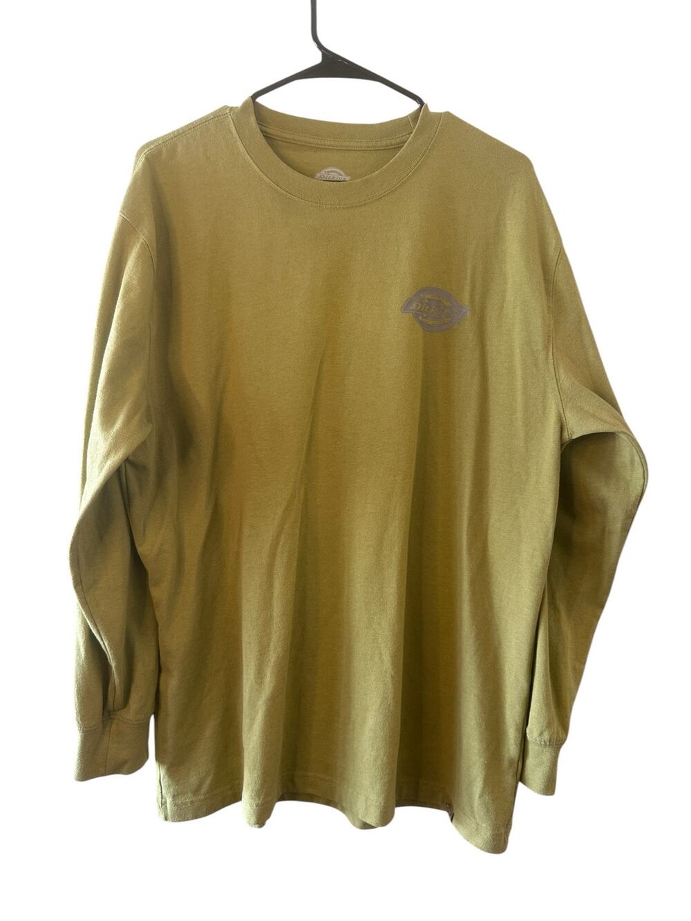 Dickies Green Long Sleeve Casual T-Shirt Men Sz L